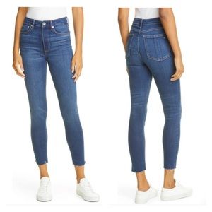 Rag & Bone Raw Hem 10 Inch Ankle Skinny Jeans sz 30